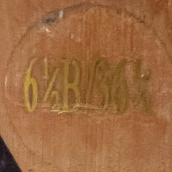 VINCE CAMUTO Vionet Mary Jane Eggplant Patent Leather Pumps Suede Heel Size 6.5 - Picture 6 of 8